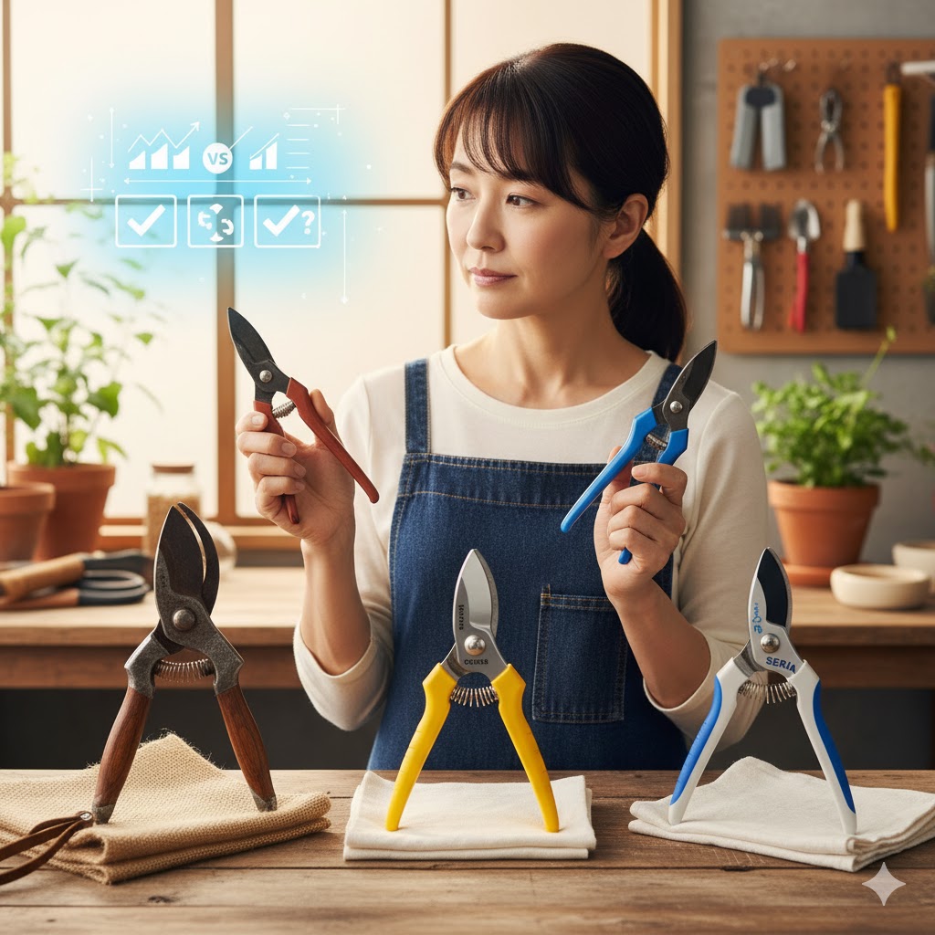 【徹底比較】剪定ばさみは100均で十分？ダイソー・セリア別解説