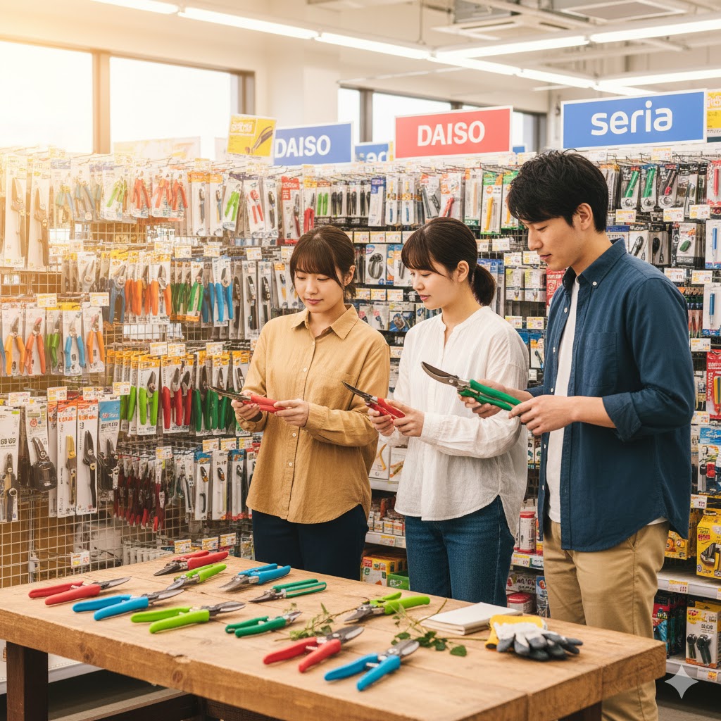 参考になるダイソー剪定バサミの口コミ