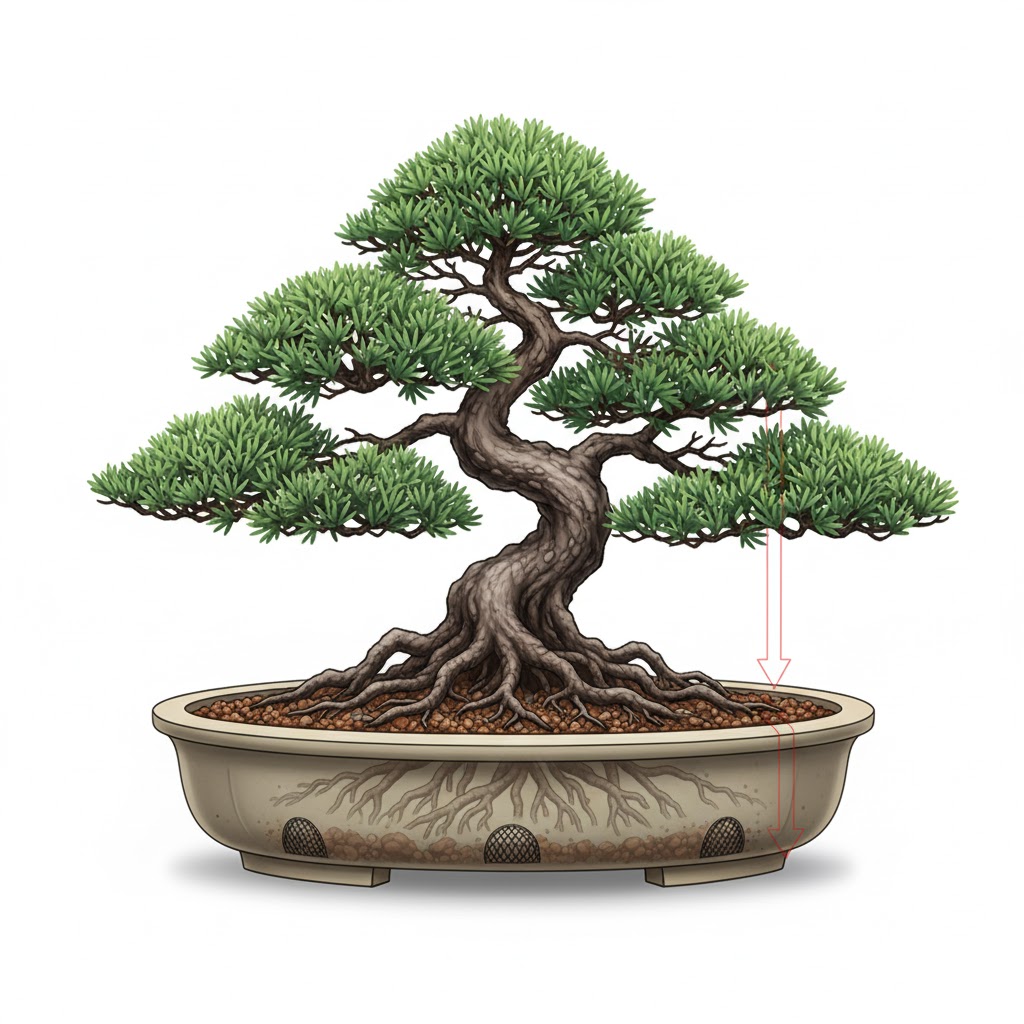 盆栽鉢はなぜ浅い？根の成長制御が鍵