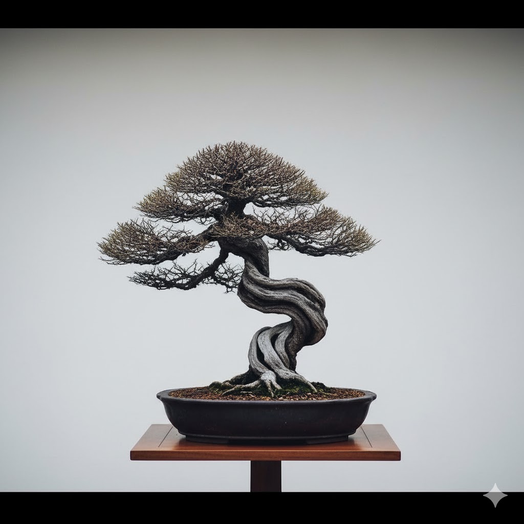 自然の縮景を表現する美的効果