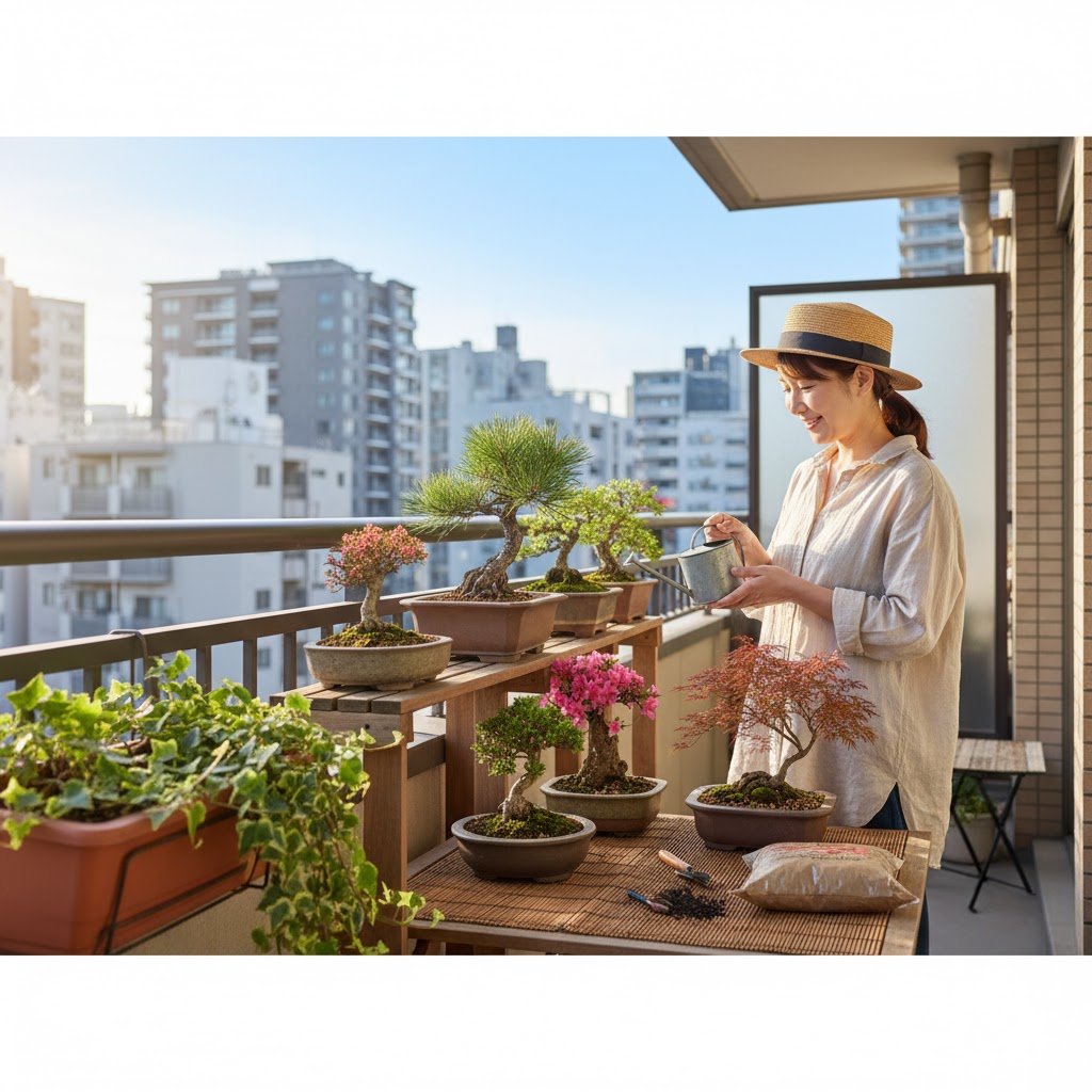 盆栽をベランダで楽しむ！最適な置き場所と管理のコツ