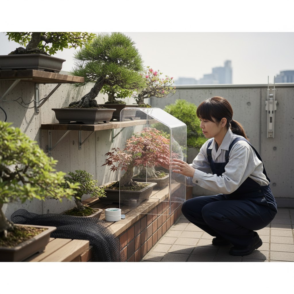 盆栽をベランダで楽しむための風対策と工夫