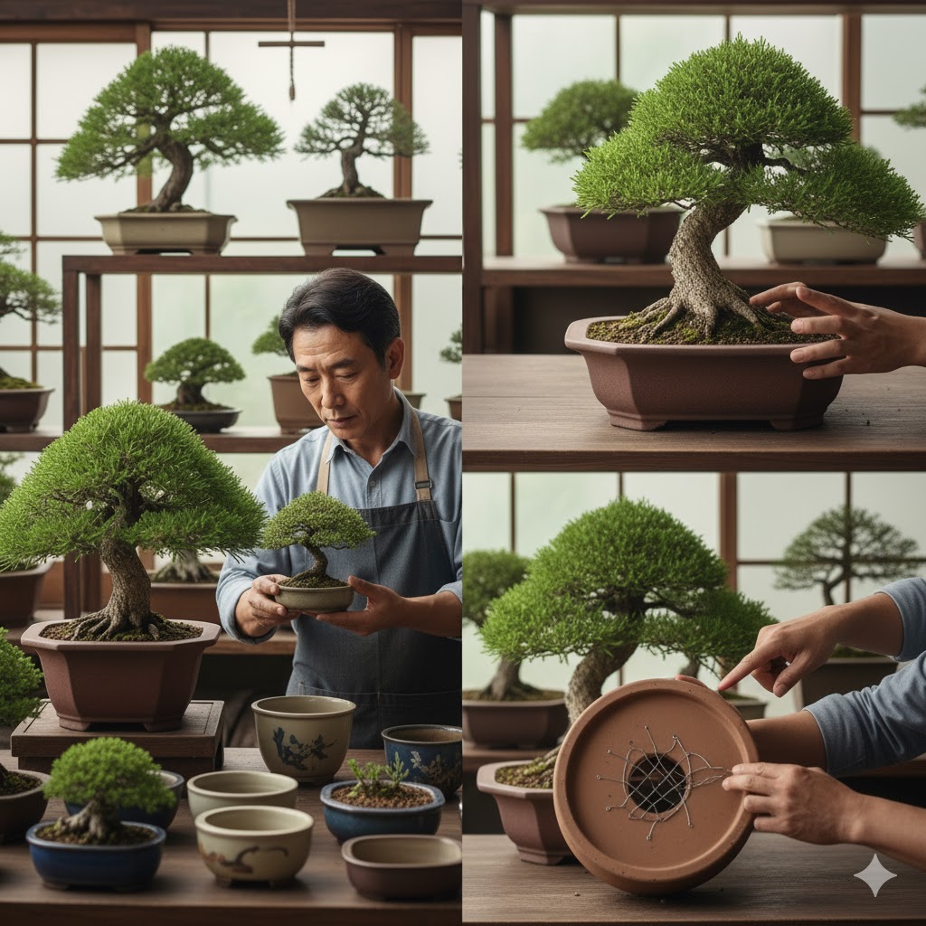 盆栽は何鉢で育てる?基本となる鉢の知識