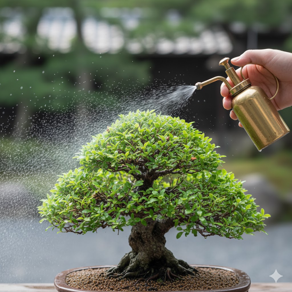 盆栽の霧吹きはなぜ必要？基本と役割