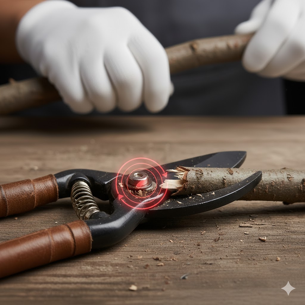 作業効率を落とす刃の噛み込み