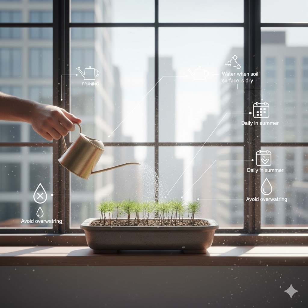 発芽後に注意すべき水やりの頻度