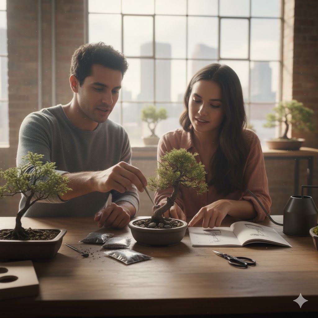 盆栽セットは初心者でも楽しめるのか