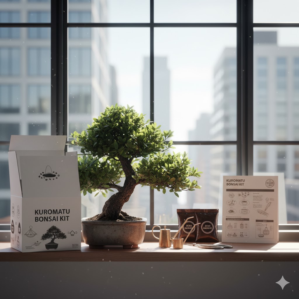 人気の盆栽 黒松キットとは