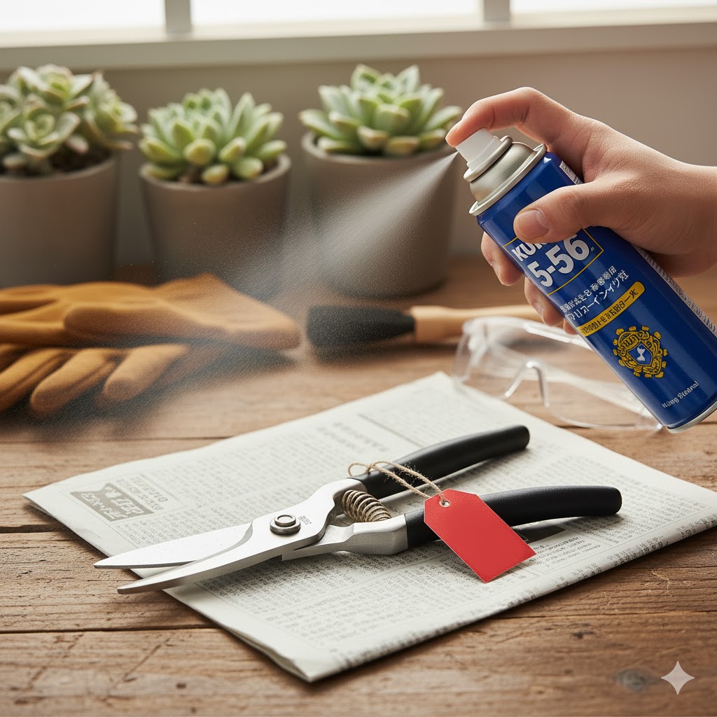 クレ556を使う際の注意点