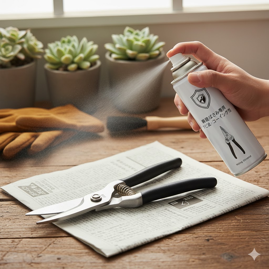 おすすめの剪定ばさみさび止め製品と使い方