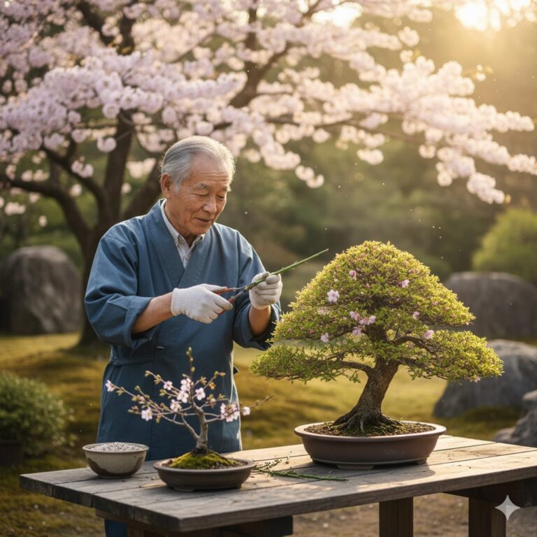 桜盆栽の枝を増やす育て方|剪定や挿し木のコツ