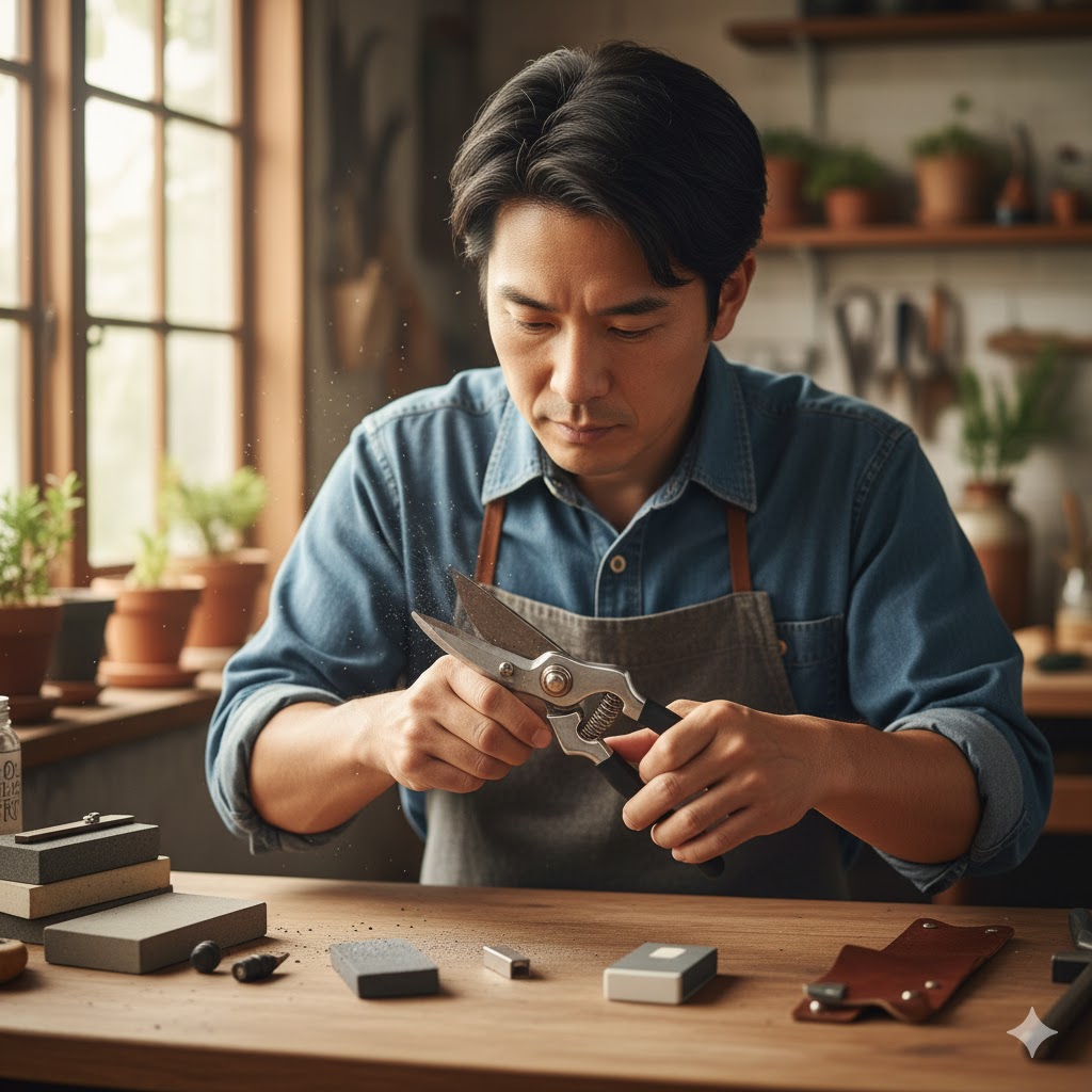 ステンレス剪定鋏の研ぎ方｜切れ味を復活させるコツ