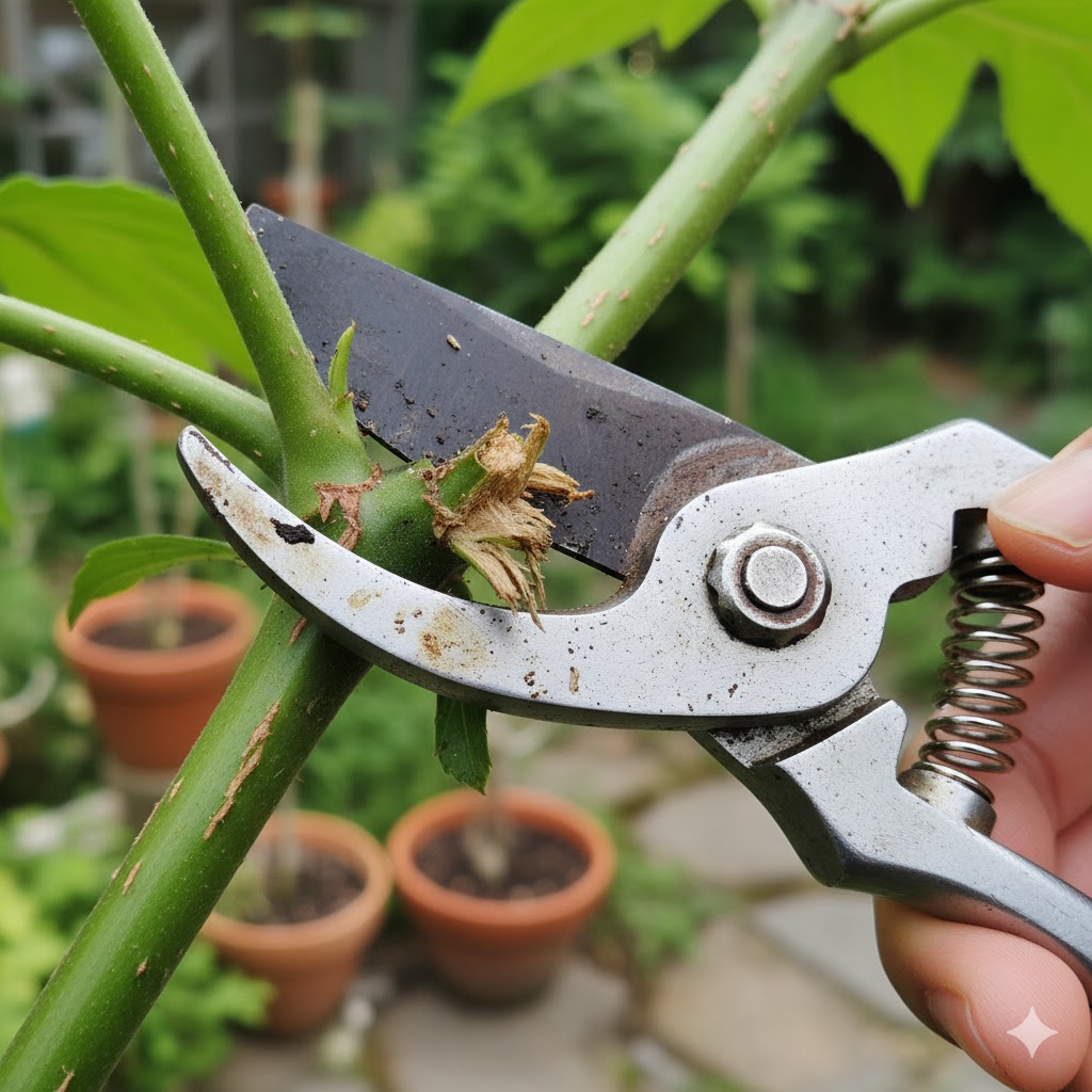 剪定ばさみが切れなくなった時のサイン