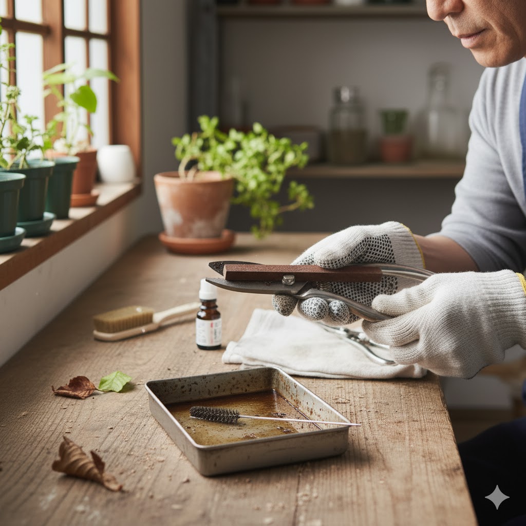 ステンレスのハサミを研ぐ際の注意点
