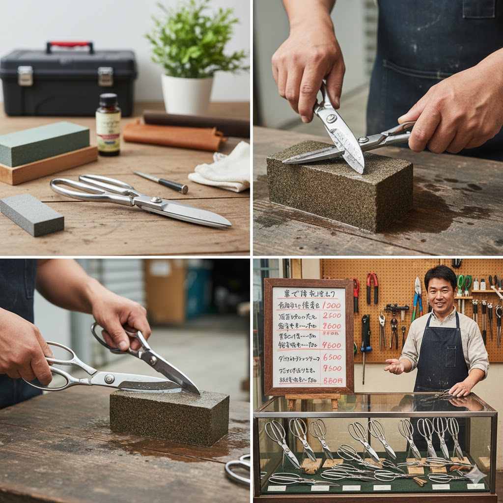 実践！目的別の剪定鋏ステンレスの研ぎ方