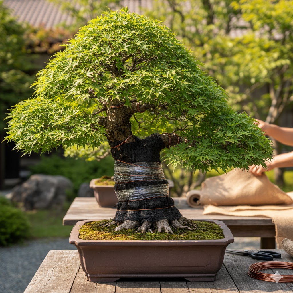 盆栽を太くする方法とは