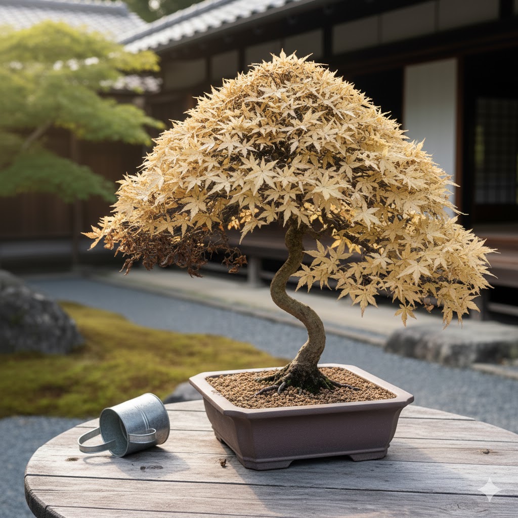 盆栽のもみじが枯れる主な原因