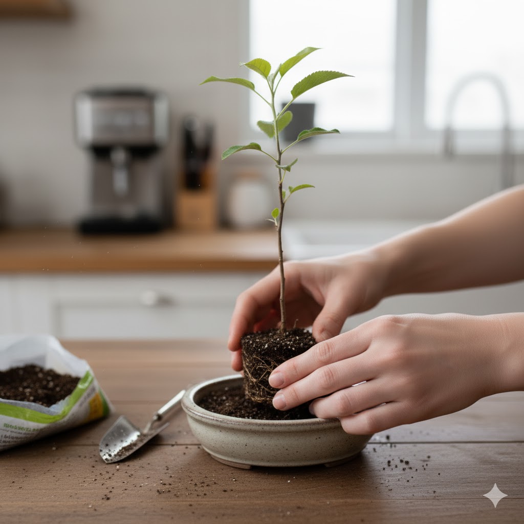 成長に合わせた鉢の植え替えタイミング
