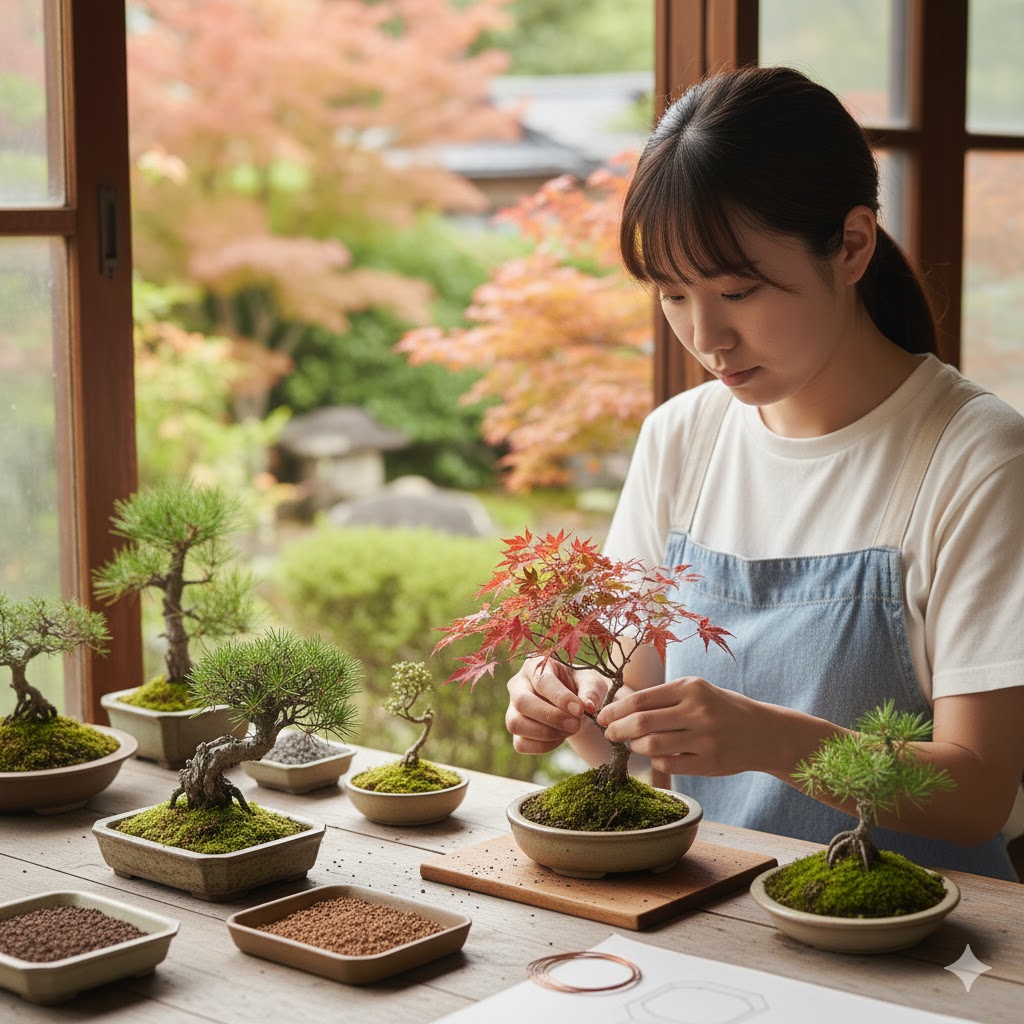 実践編！樹種別のミニ盆栽鉢の作り方
