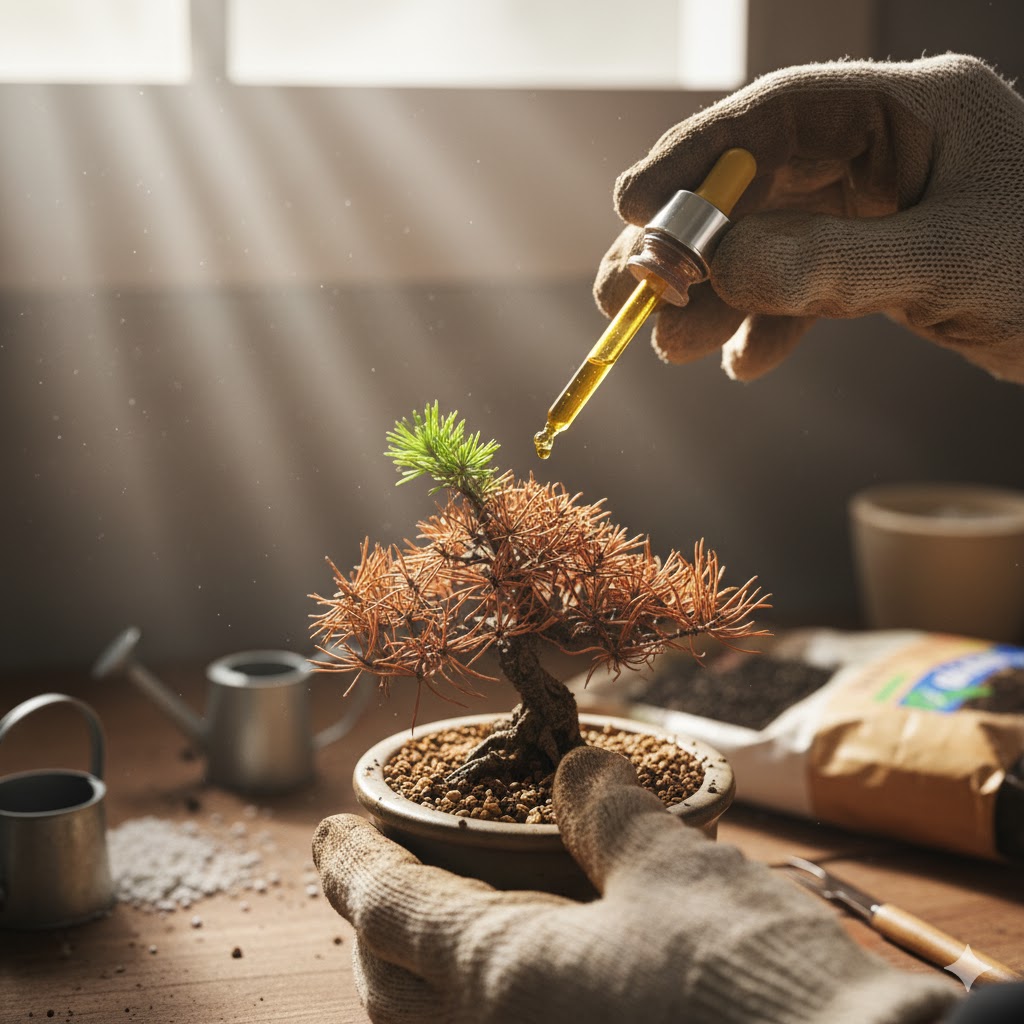 松の盆栽が枯れる前に!復活の可能性と対処法