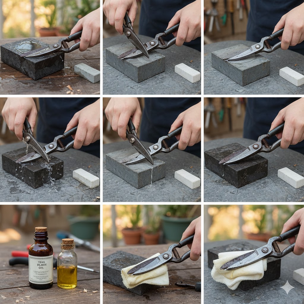 剪定鋏の砥石番手は？最適な選び方と手入れのコツ