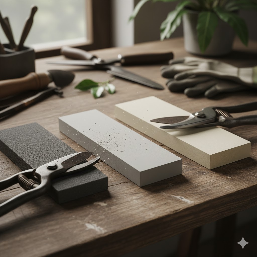 剪定鋏の砥石番手選びの基本