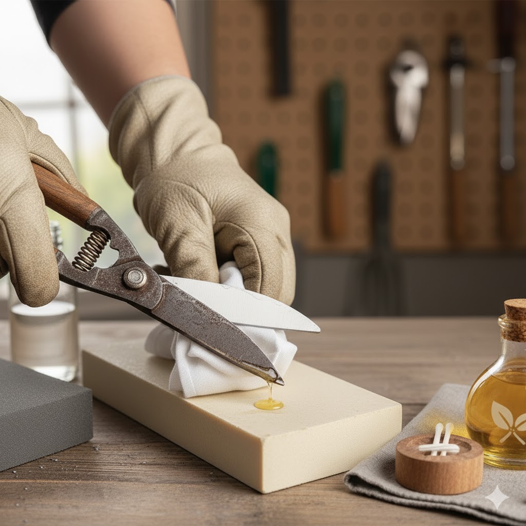 剪定鋏の砥石番手以外の管理方法