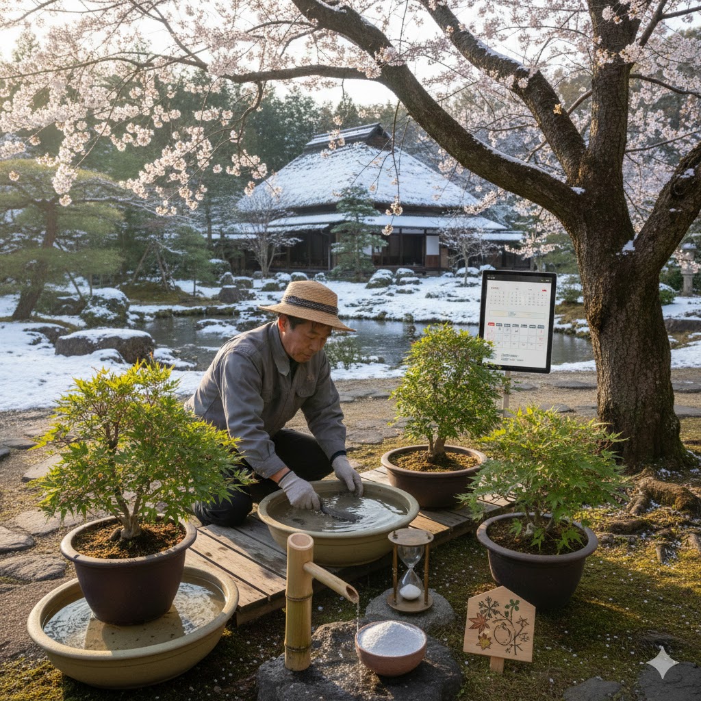 藤盆栽の難しい手入れを成功させる技術