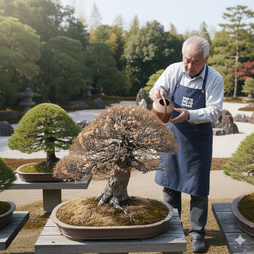 盆栽の苔が枯れる時の対策