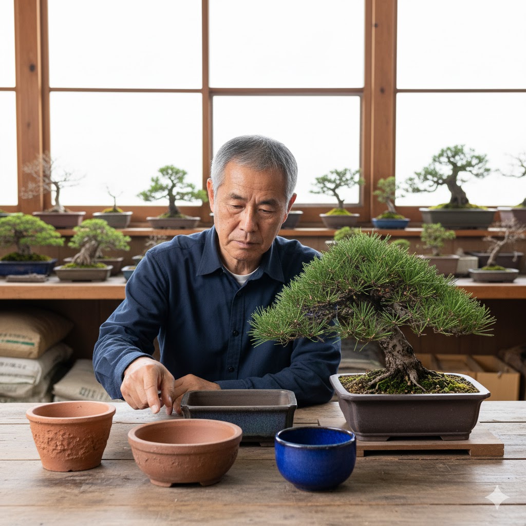 黒松盆栽鉢の「選び方」:素材と産地