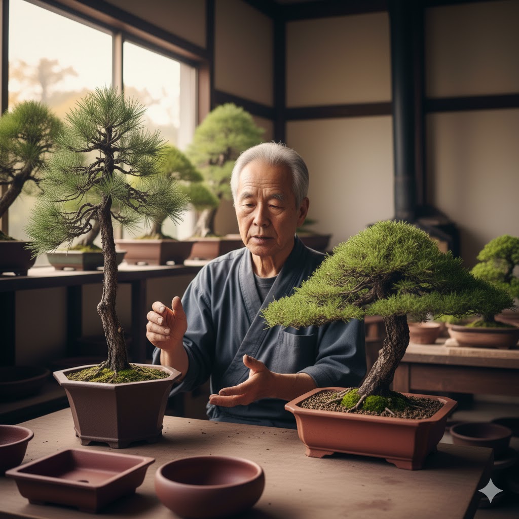 鉢の「深さ」と「形」の基本的な合わせ方