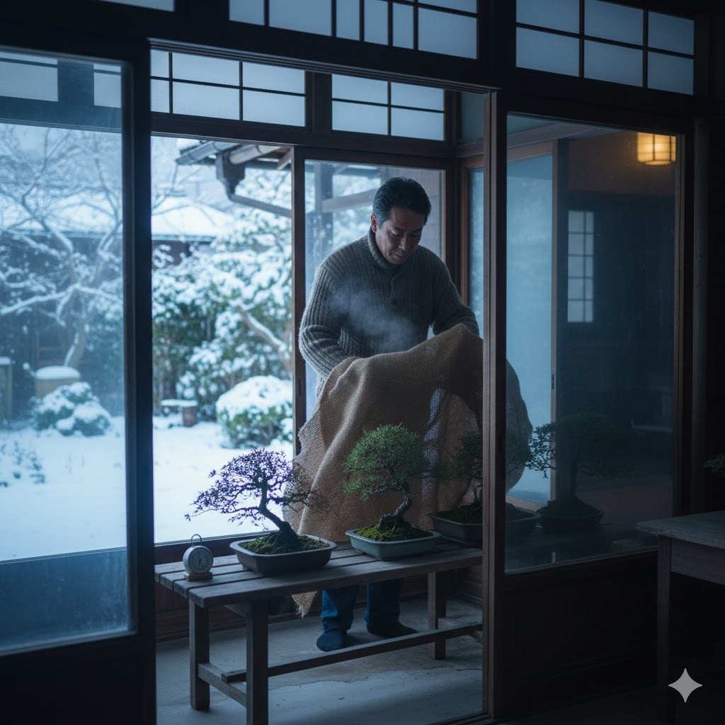 冬の留守は水切れより凍結に注意