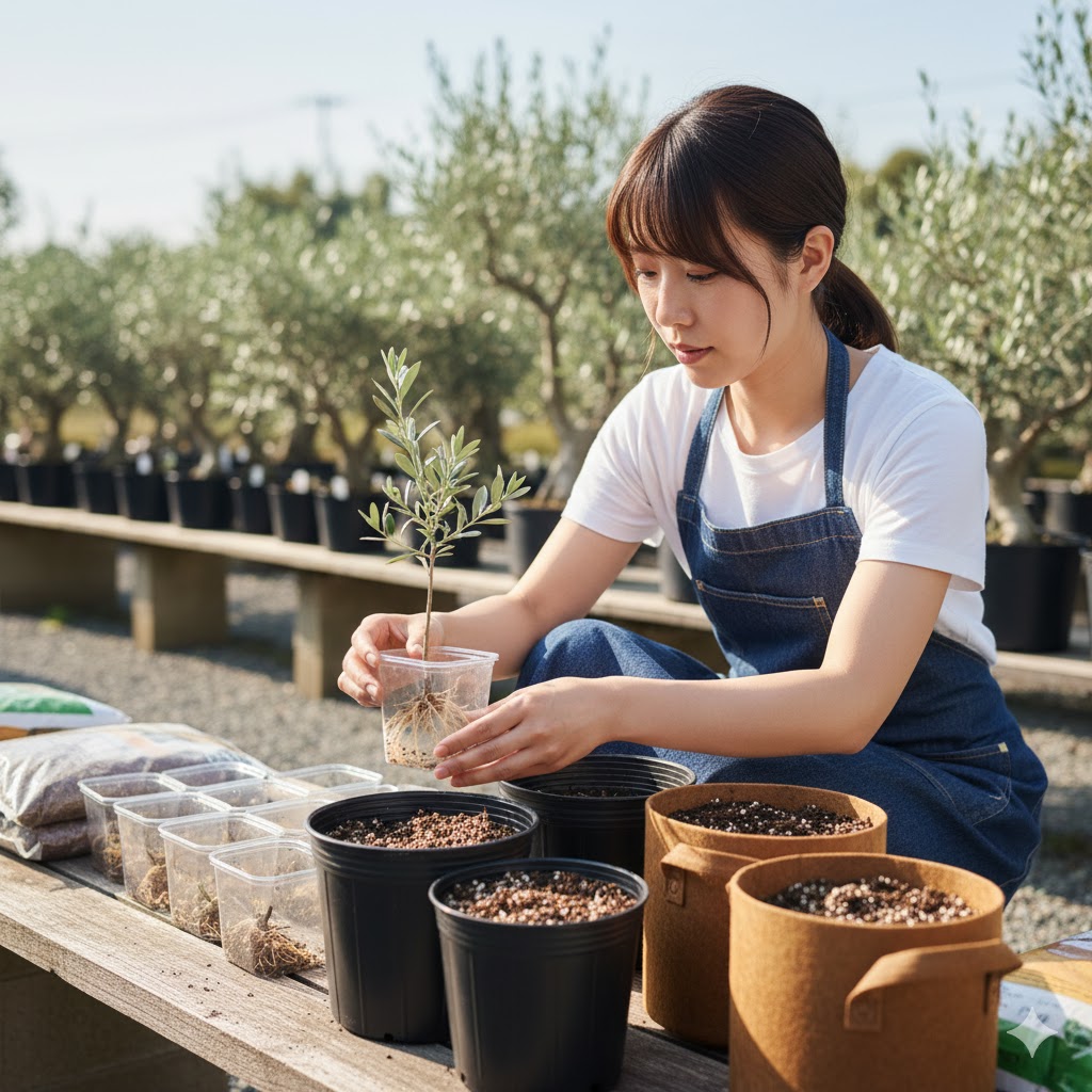 挿し木から太くする手順