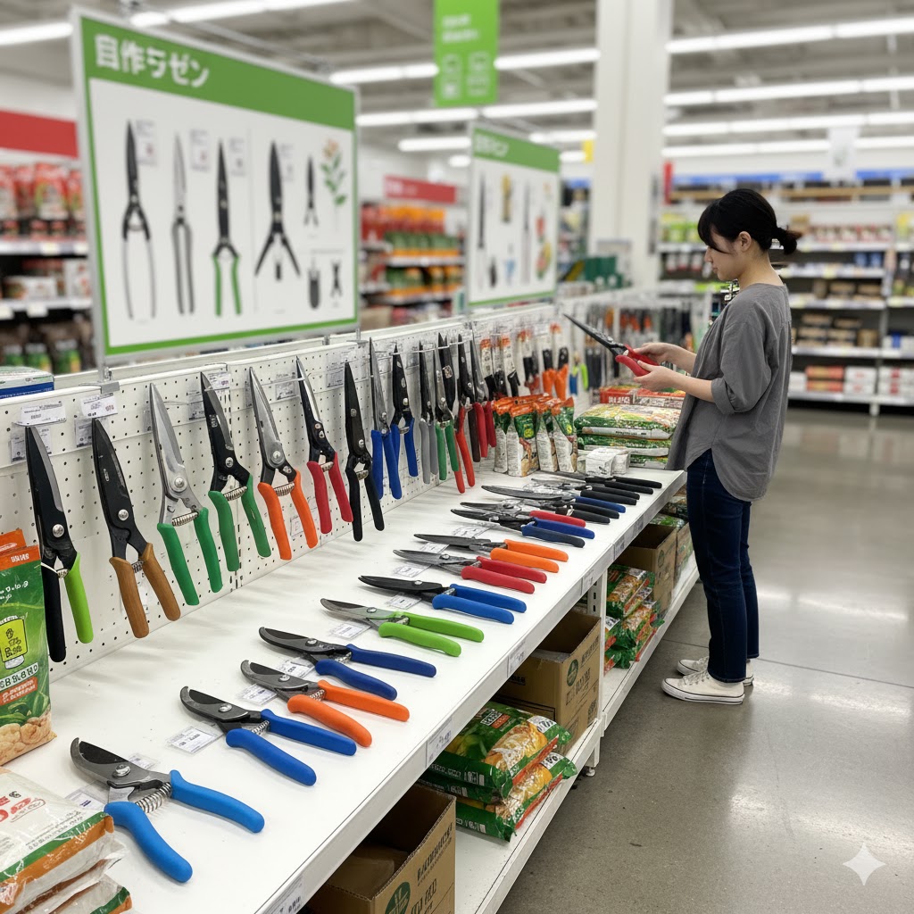 剪定ばさみのホームセンターおすすめ11選と選び方