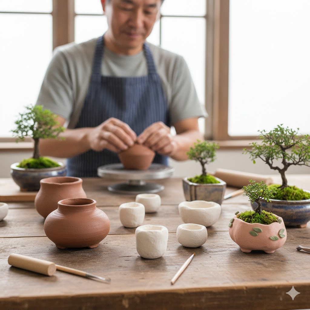 ミニ盆栽鉢の作り方ガイド 100均から本格陶芸まで