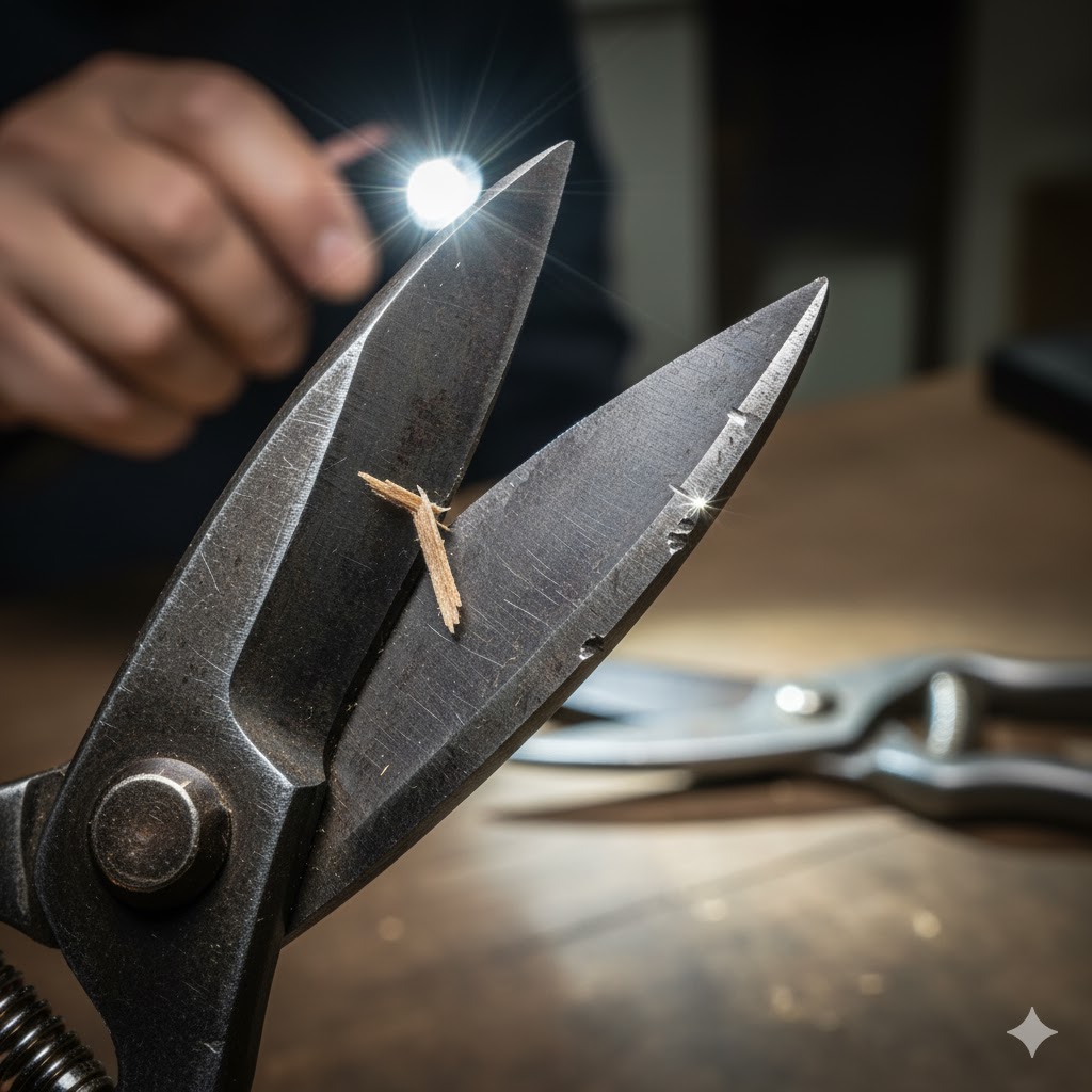 原因3：刃こぼれや摩耗の見分け方