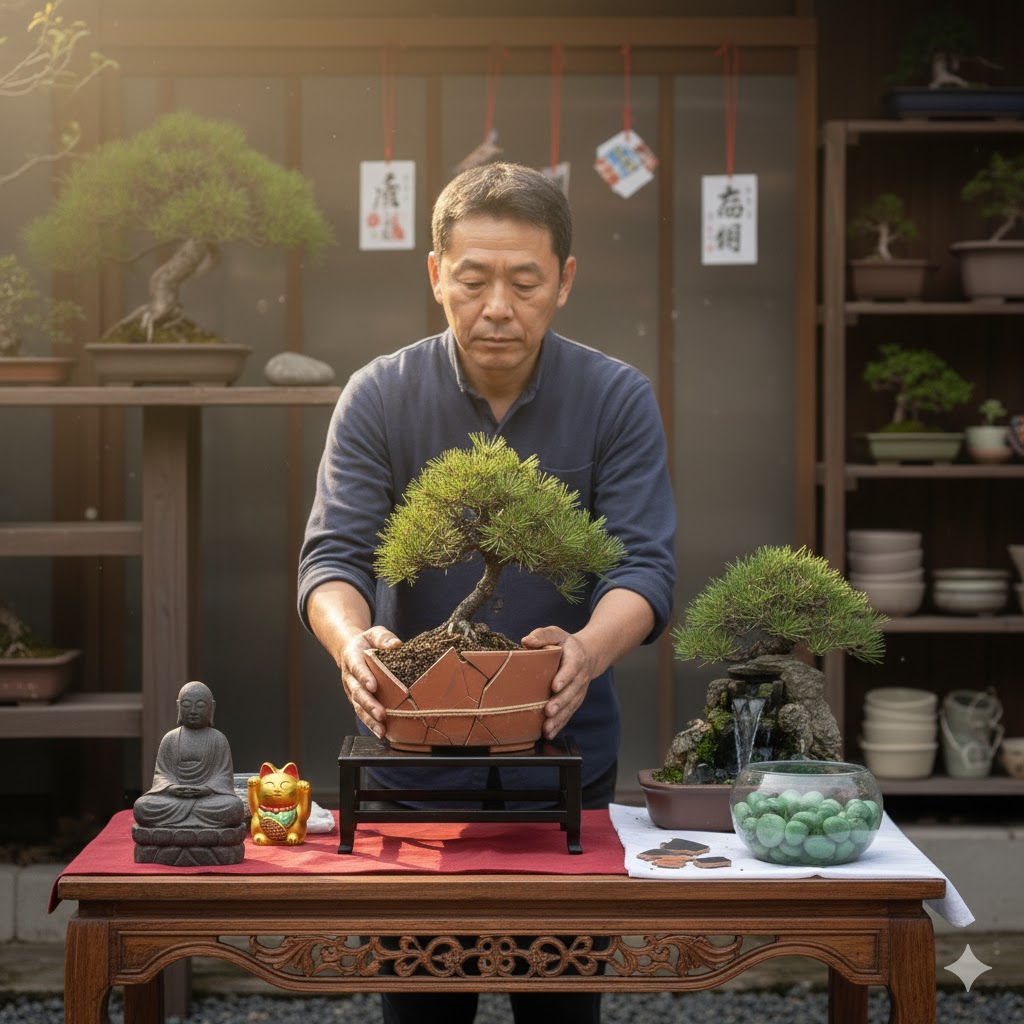 盆栽 身代わりや風水の考え方