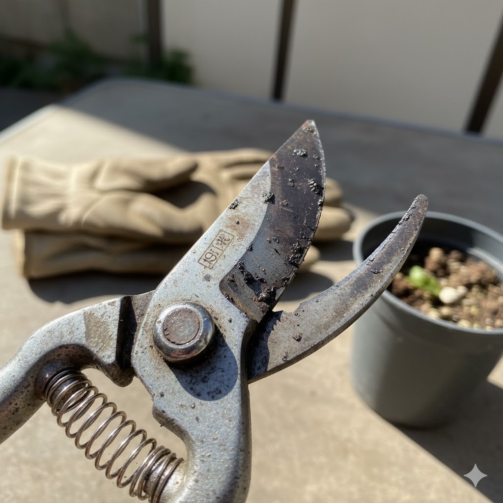 剪定鋏のヤニ取り代用|試す前に知るべき基本