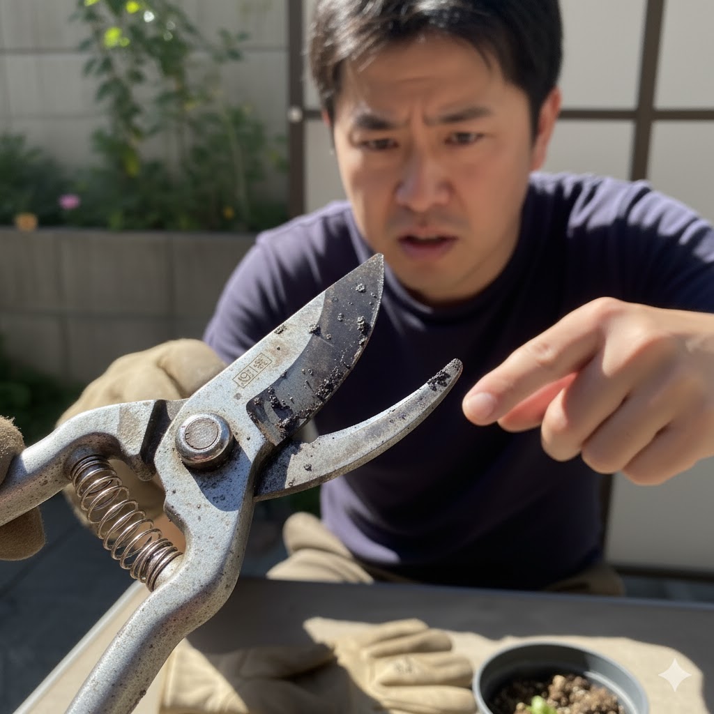 なぜ剪定鋏の手入れが必要なのか