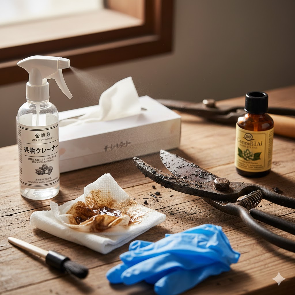 切れ味が復活するヤニ取りと掃除の方法