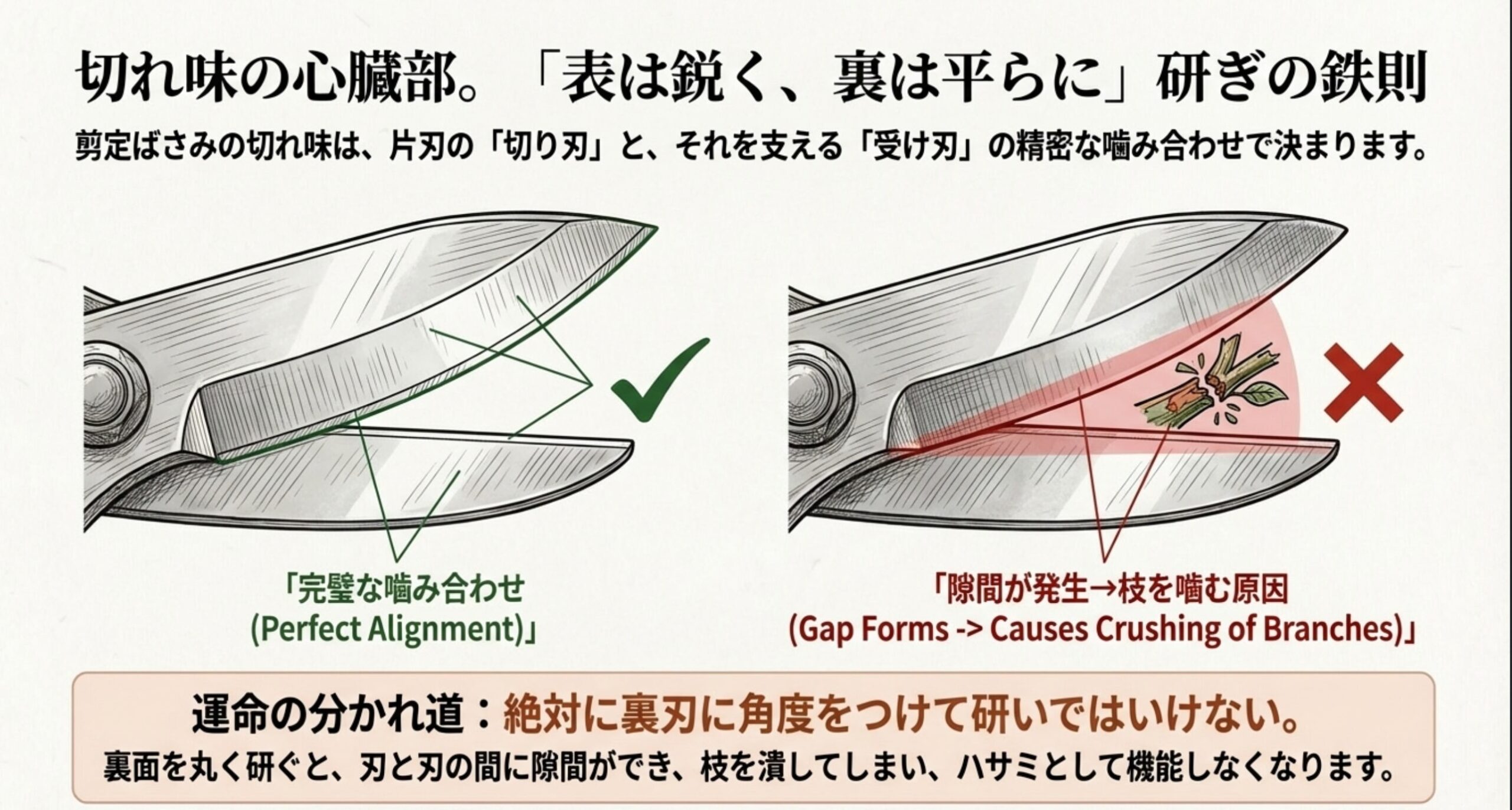 酸で錆を落とした直後の金属が「活性態」となり数分で再酸化する危険性を警告する図。中和、完全乾燥、即時注油という必須の防止プロセスを図解。