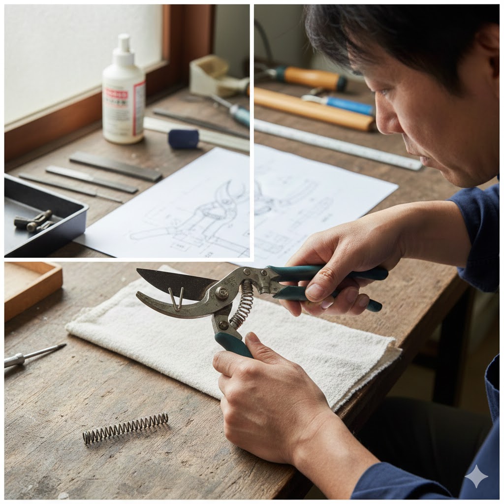 V型バネの交換と調整のポイント