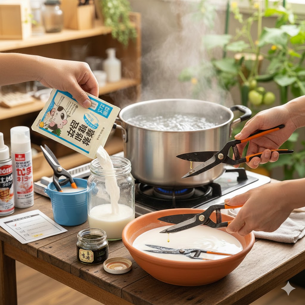 熱湯で行う煮沸消毒のやり方