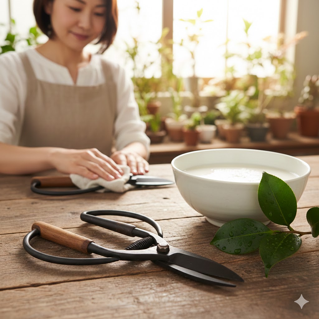 サビを防ぐための使用後のお手入れ