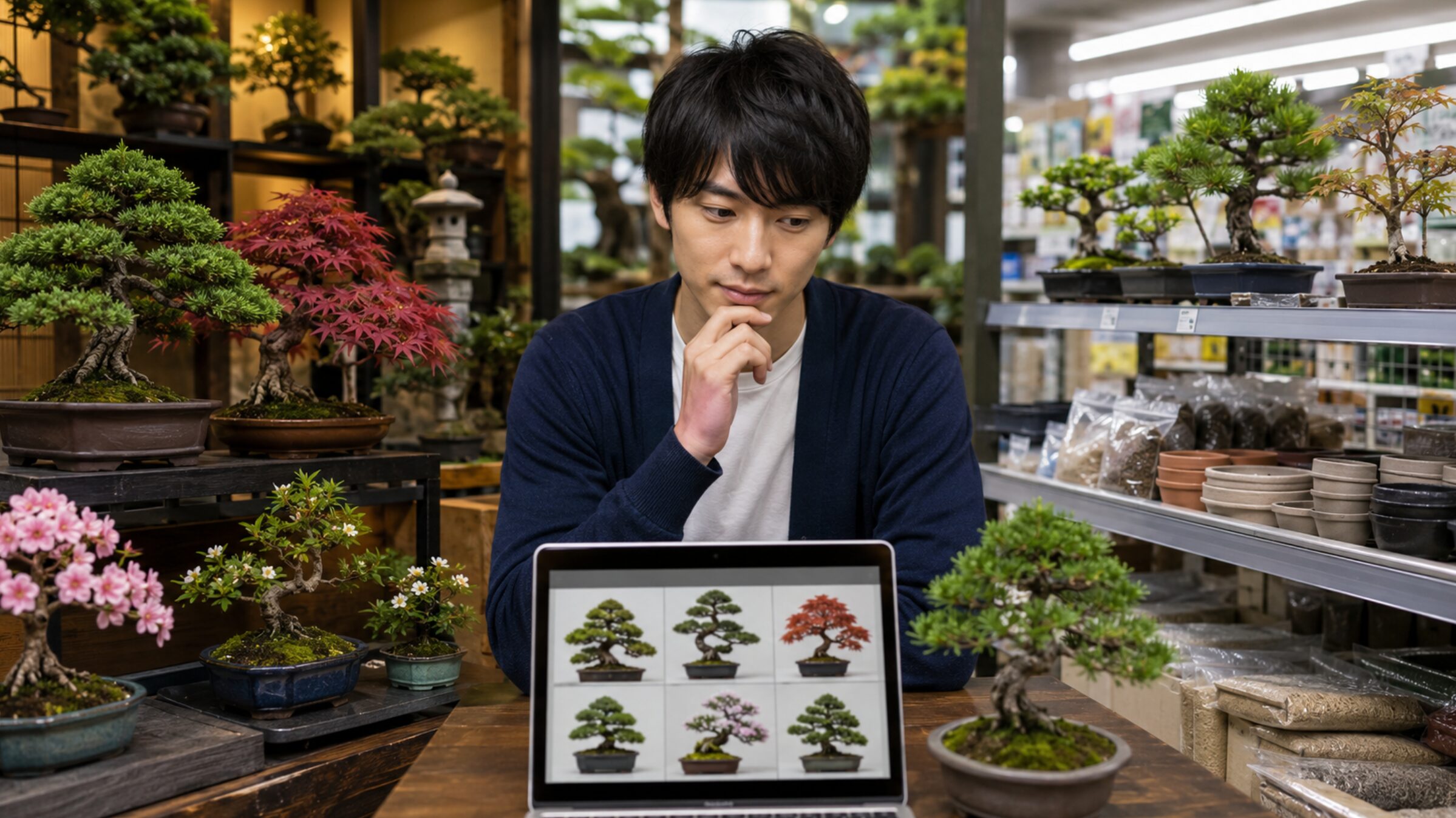 盆栽専門店やホームセンター、通販を比較して購入先を選ぶ初心者